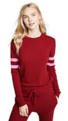 Bop Basics Cashmere Varsity Stripe Pullover