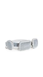 Off White Crystal Shoulder Bag