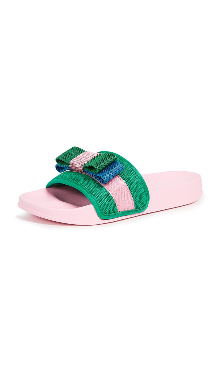 Suecomma Bonnie Colorblock Ribbon Sandals