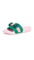 Suecomma Bonnie Colorblock Ribbon Sandals