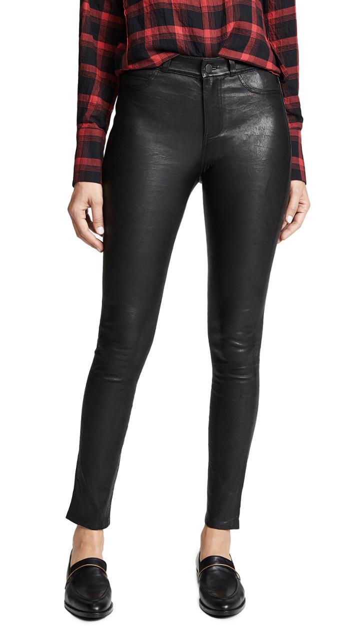 Paige Hoxton Stretch Leather Pants