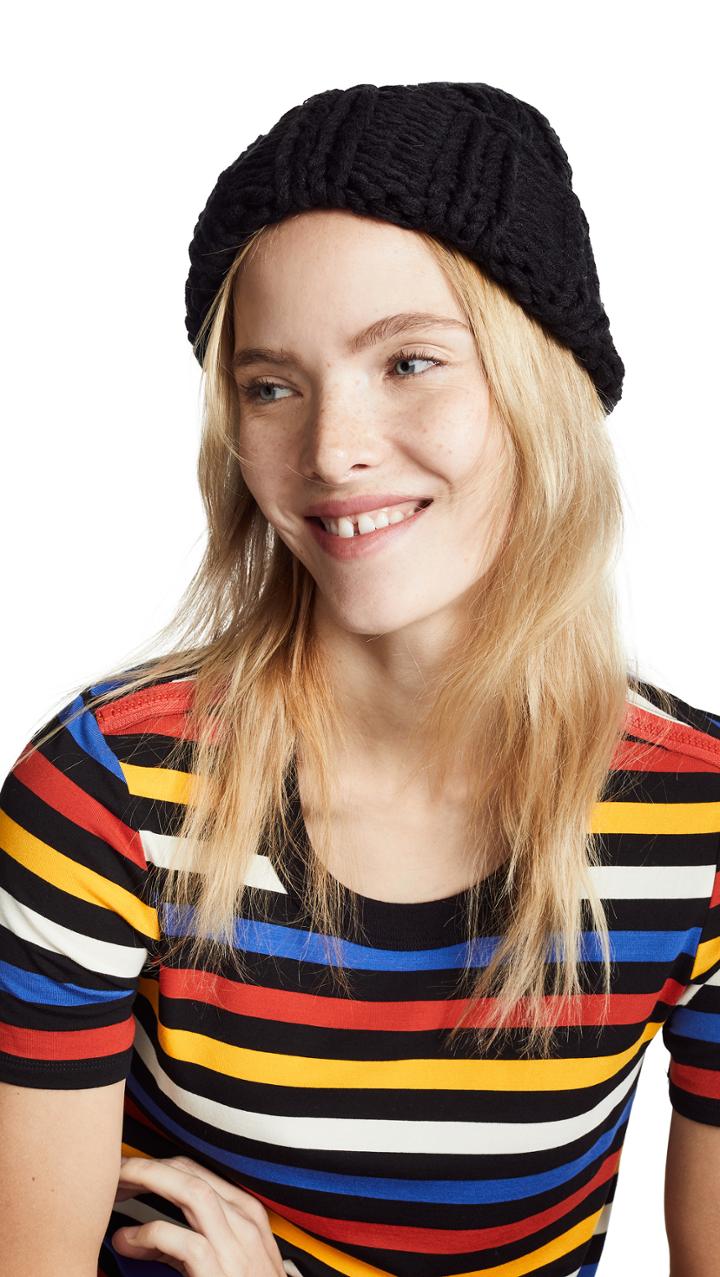 Plush Chunky Hand Knit Beanie