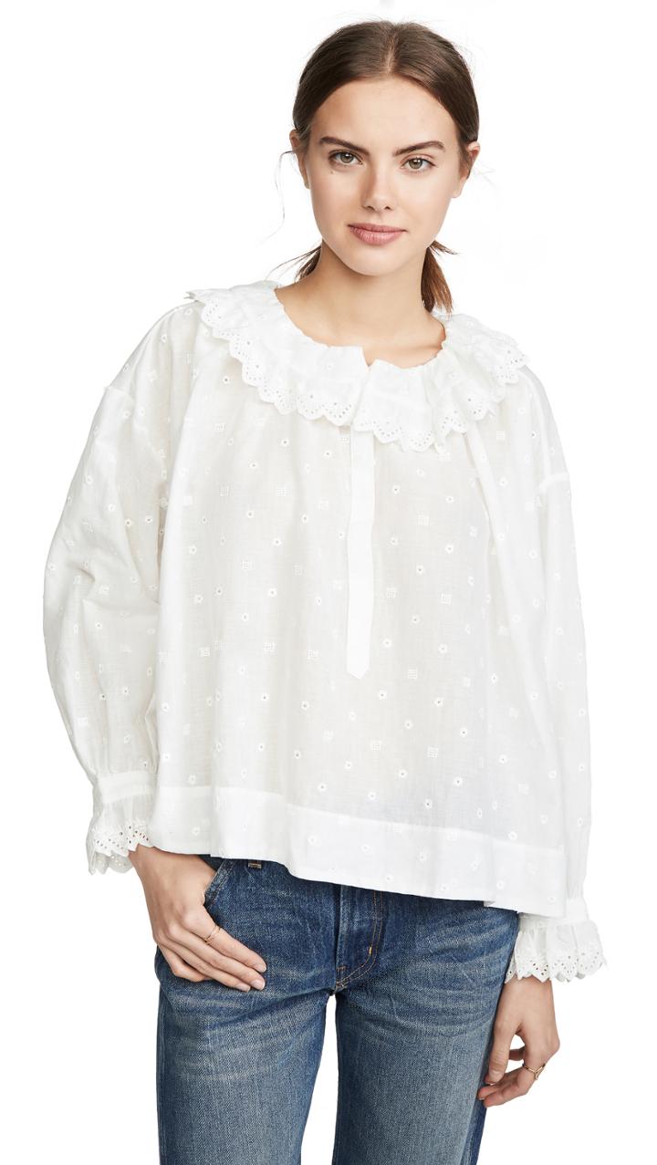 Opt Eyelet Top