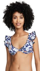 Ondademar Bird Of Paradise Bikini Top
