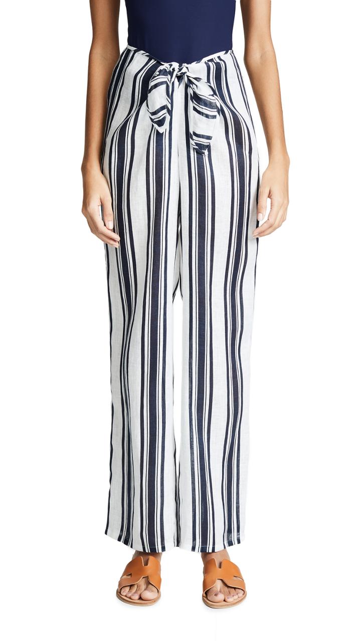Tory Burch Awning Stripe Beach Pants
