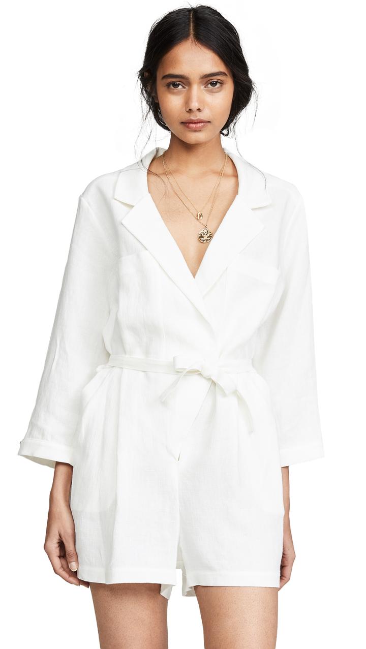 Le Kasha Dahab Collared Romper