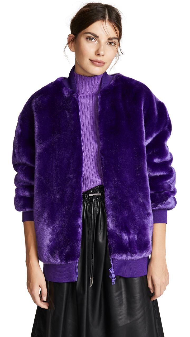 Tibi Zip Up Track Jacket