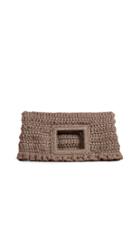 Caterina Bertini Wool Knit Clutch