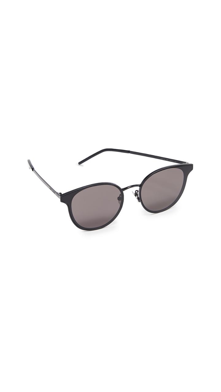 Saint Laurent Sl 271 Round Metal Sunglasses
