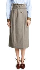 Anna October Tweed Midi Skirt