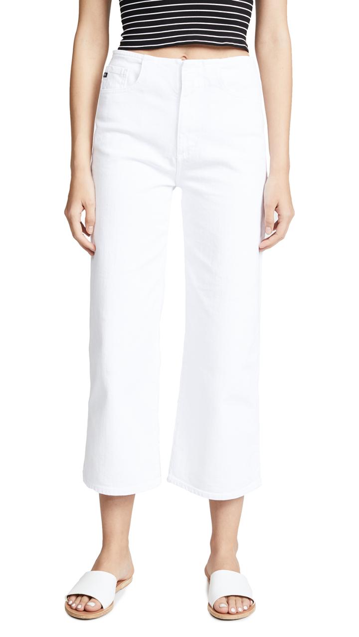 Ag The Etta Cropped Jeans With Wide Legs