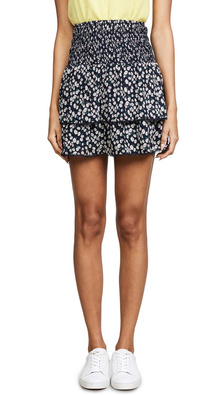 Lost Wander Araceli Ruffle Miniskirt