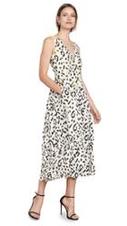 Self Portrait Sleevless Leopard Printed Dress