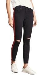 Blank Denim The Reade Crop Skinny Jeans With Exposed Zipper