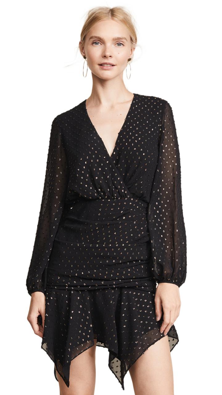 Haney Tavi Handkerchief Hem Dress