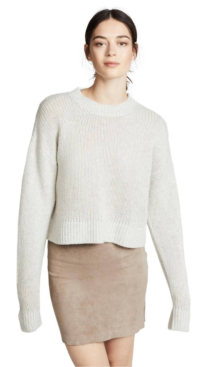 Sablyn Mercy Cropped Chunky Cashmere Sweater