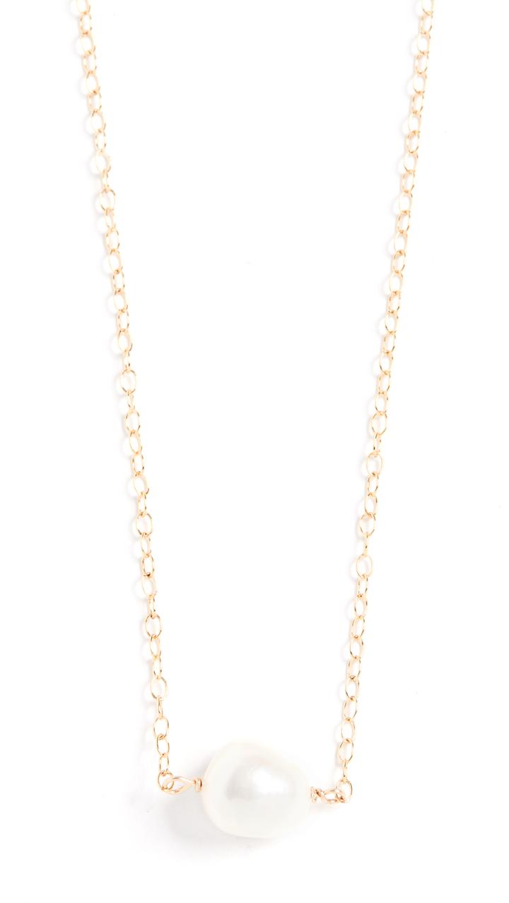 Maison Monik Single Pearl Necklace