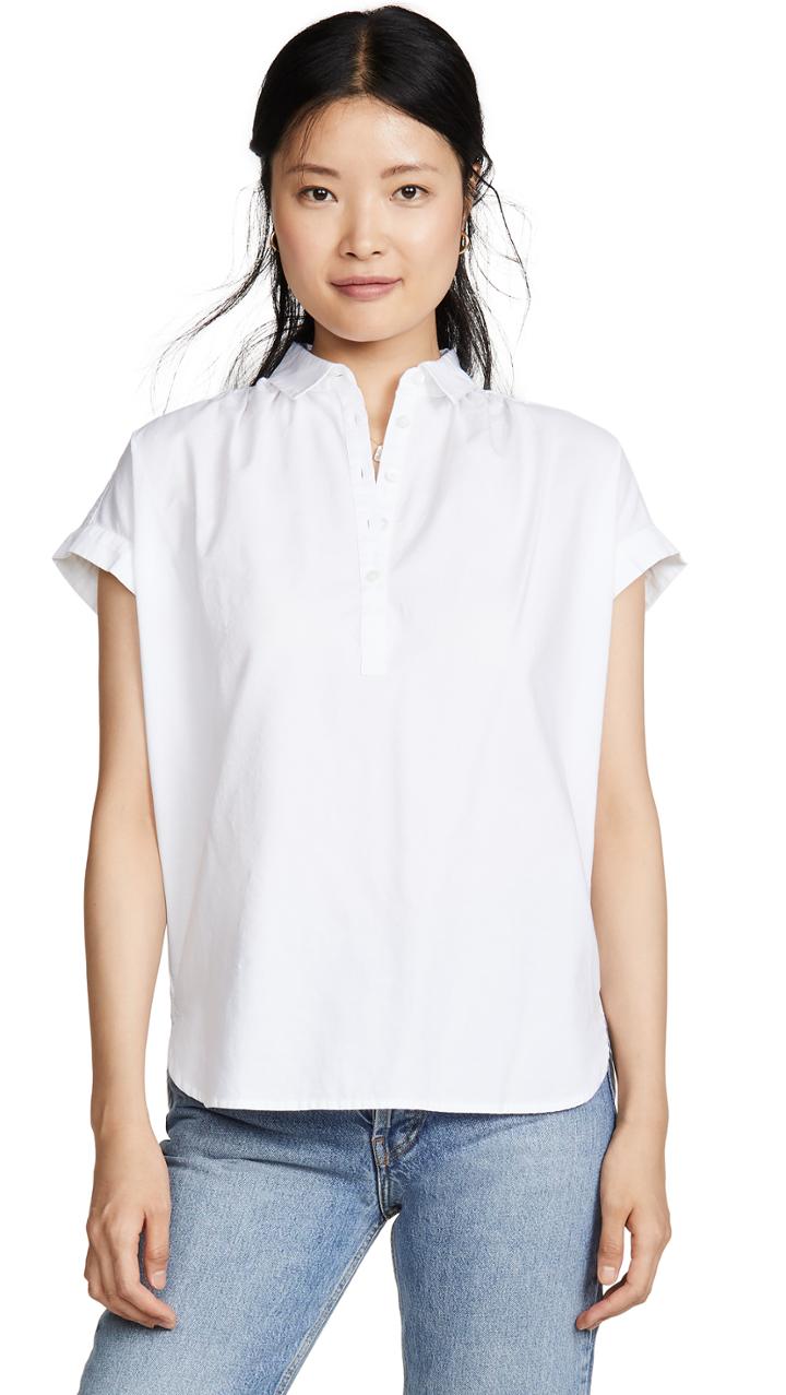 Madewell Central Popover Top
