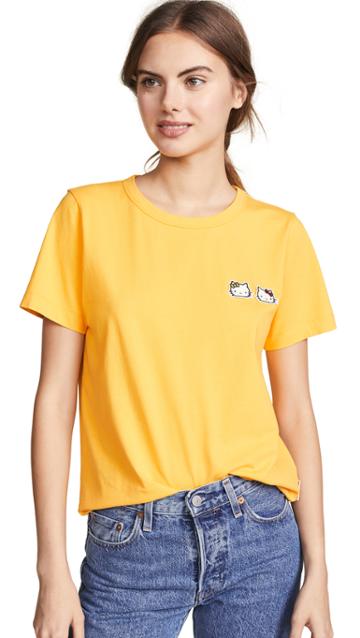 Chinti And Parker Hello Kitty Badge Tee