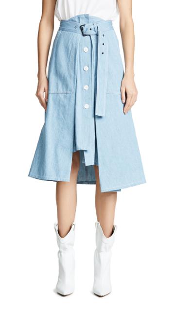Colovos Tie Front Skirt