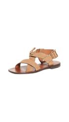 Zimmermann Cross Over Flat Sandals