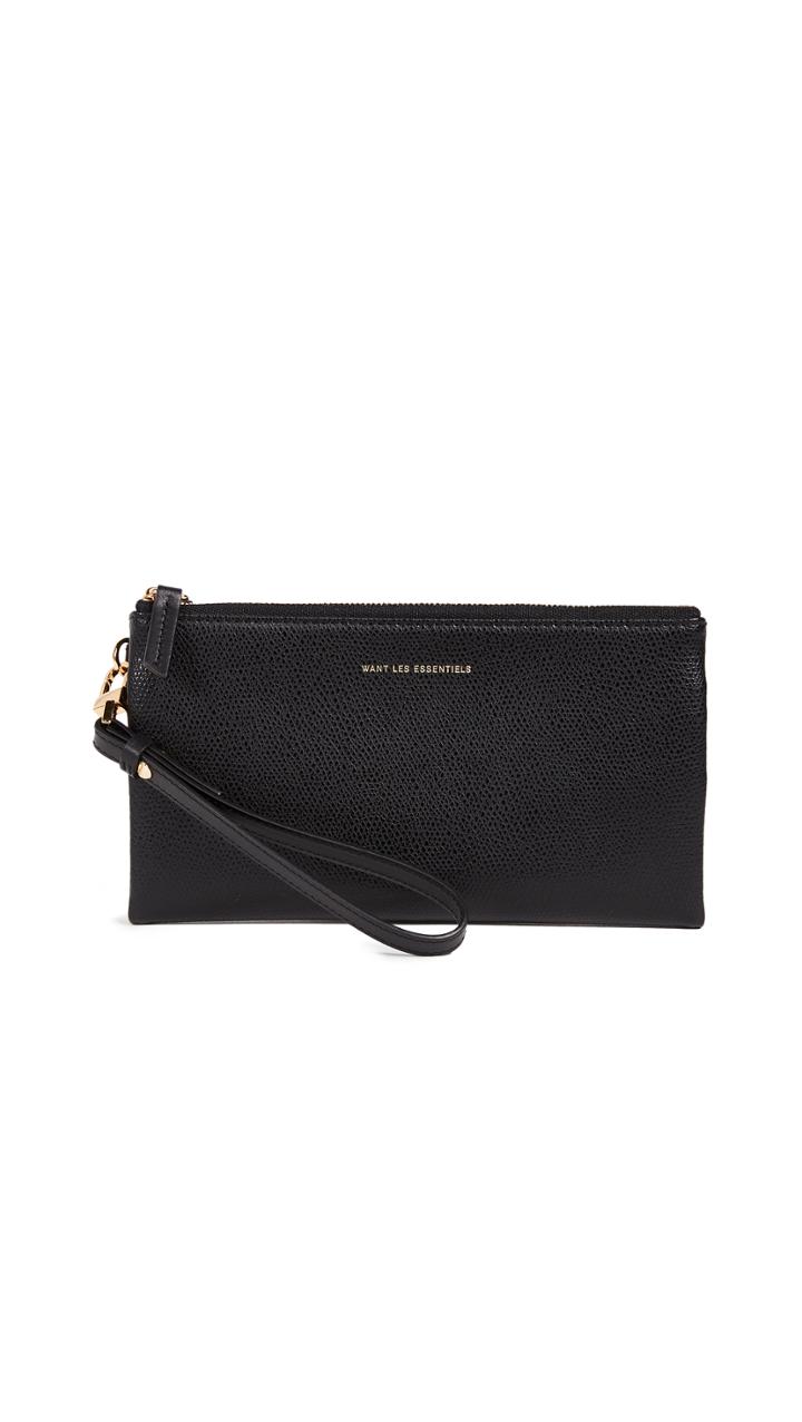 Want Les Essentiels Slim Aquino Bifold Zip Wallet
