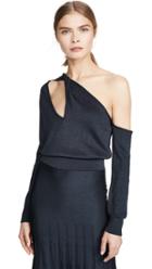 Cushnie Long Sleeve Knit Top