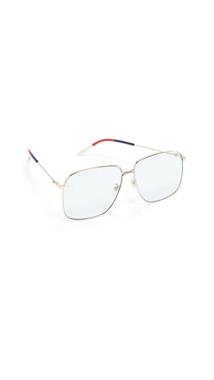 Gucci 80 S Inspired Square Shaped Sunglasses
