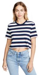 James Perse Cropped Short Sleeve Tee