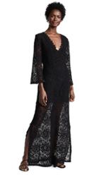 Temptation Positano Rennel Long Sleeve Crochet Dress