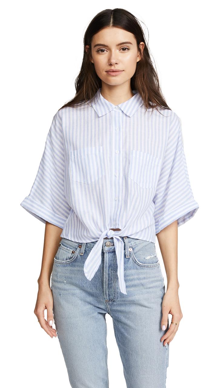 Cupcakes And Cashmere Saundra Button Down