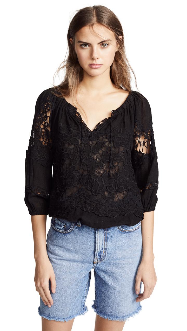 Temptation Positano Lucca V Neck 3 4 Sleeve Top