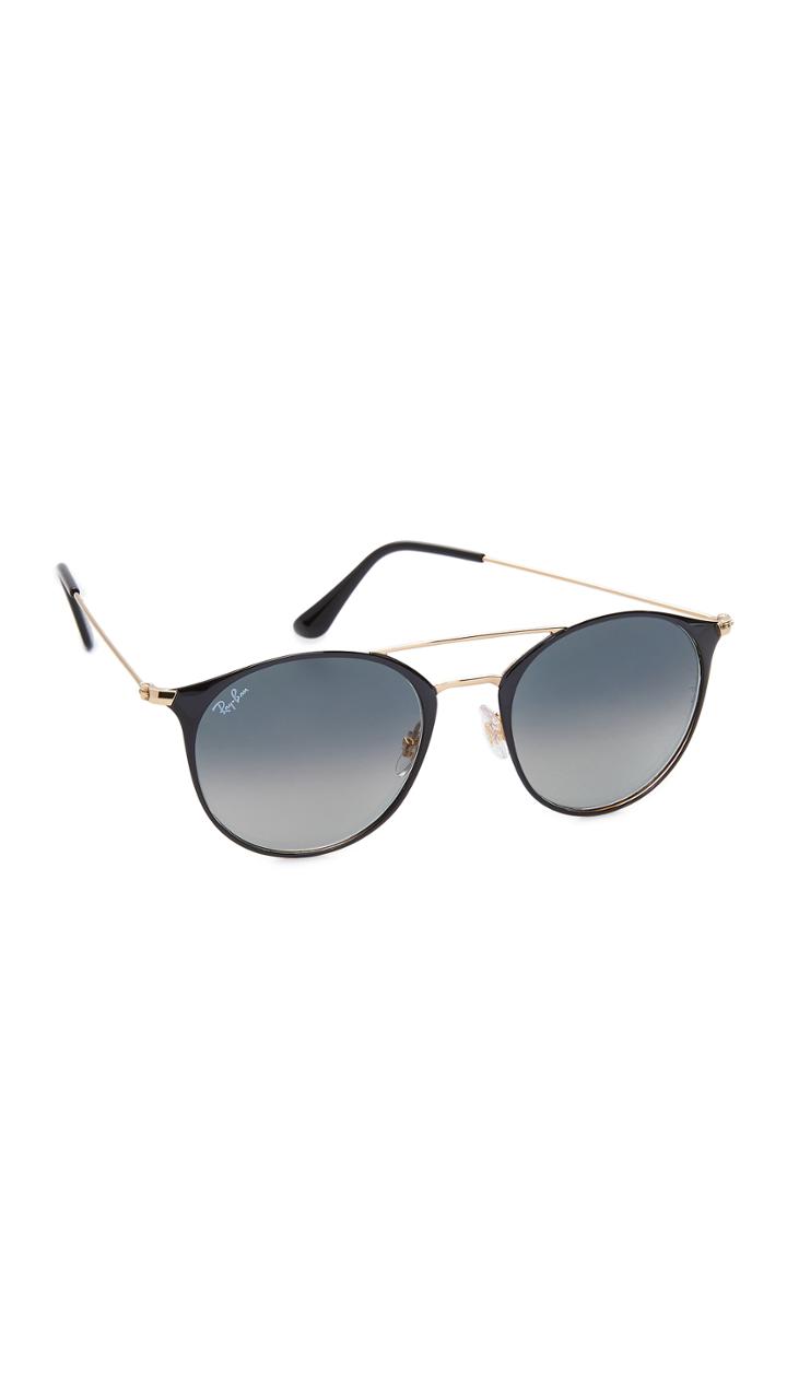 Ray Ban Rb3546 Round Aviator Sunglasses