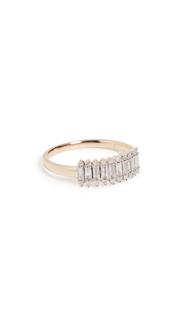 Adina Reyter Stack Baguette Ring