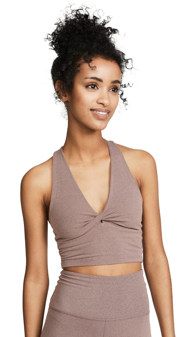 Beyond Yoga Twist Around Racerback Cropped Tank