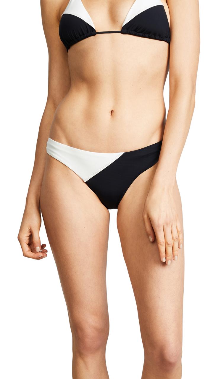 Vix Swimwear Betsey Black Basic Bikini Bottoms