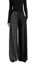Esteban Cortazar Bold Stripe Side Closure Pants