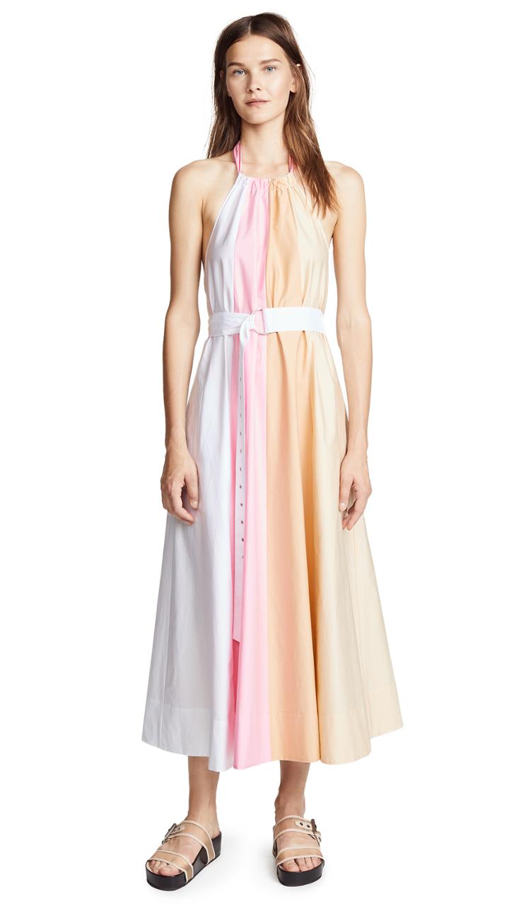 Tibi Tie Skirt