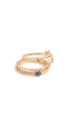 Madewell Shapes Stones Ring Stack