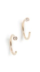 Ariel Gordon Jewelry Mini Diamond Dust Hoop Earrings