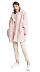Anne Vest Zineb Shearling Hooded Coat