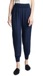 Theory Silk Combo Jogger Pants