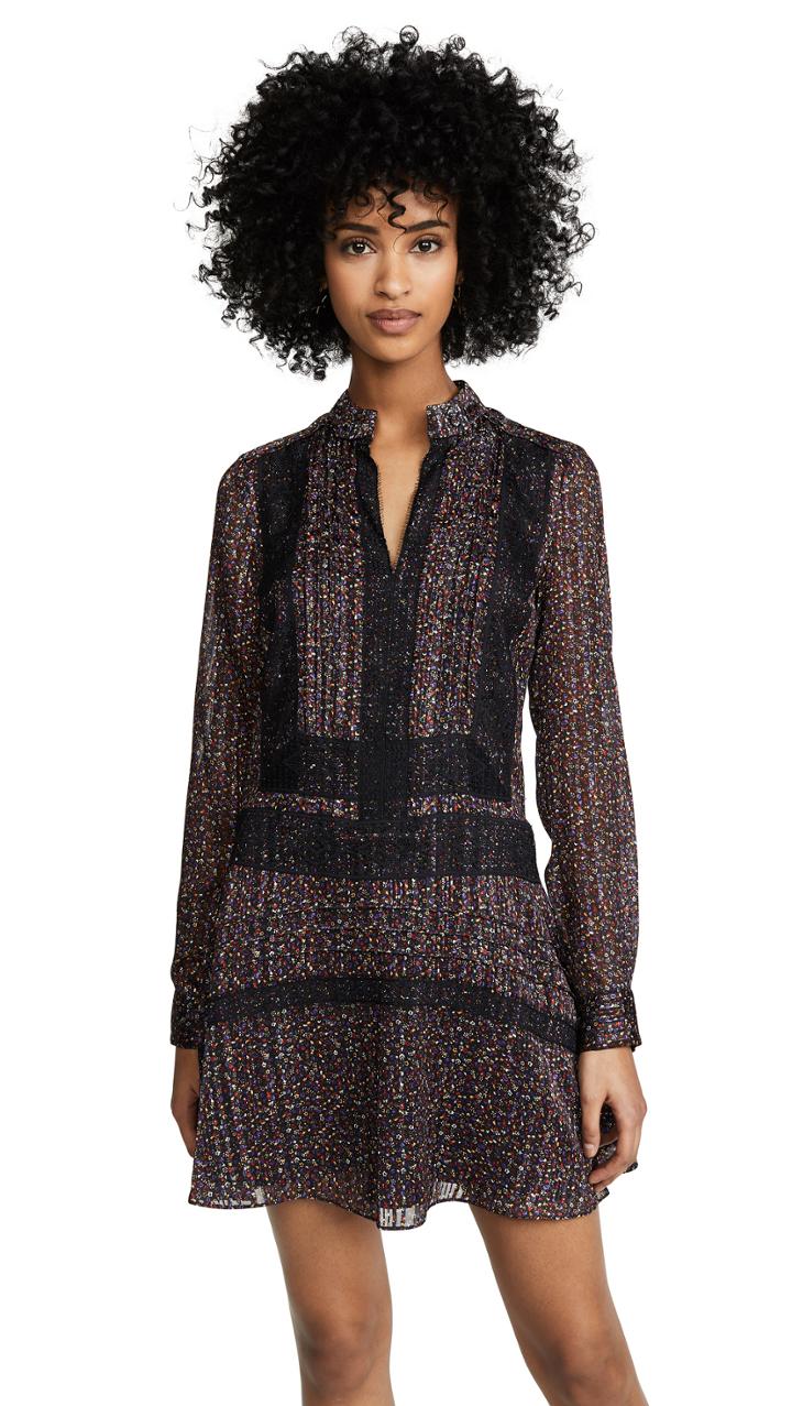 Derek Lam 10 Crosby Shift Dress With Lace Detail