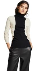 Helmut Lang Colorblock Turtleneck