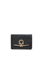 Salvatore Ferragamo Gancio Clip Card Case