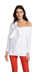 Place Nationale Saint Pierre Peplum Waist Blouse