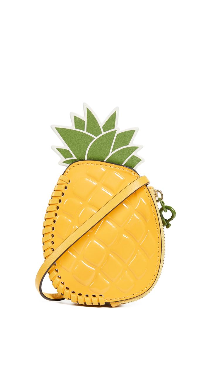 Tory Burch Pineapple Coin Pouch Key Fob