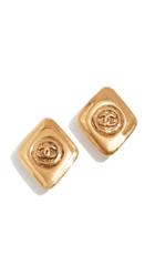 What Goes Around Comes Around Chanel Cc Kite Earrings
