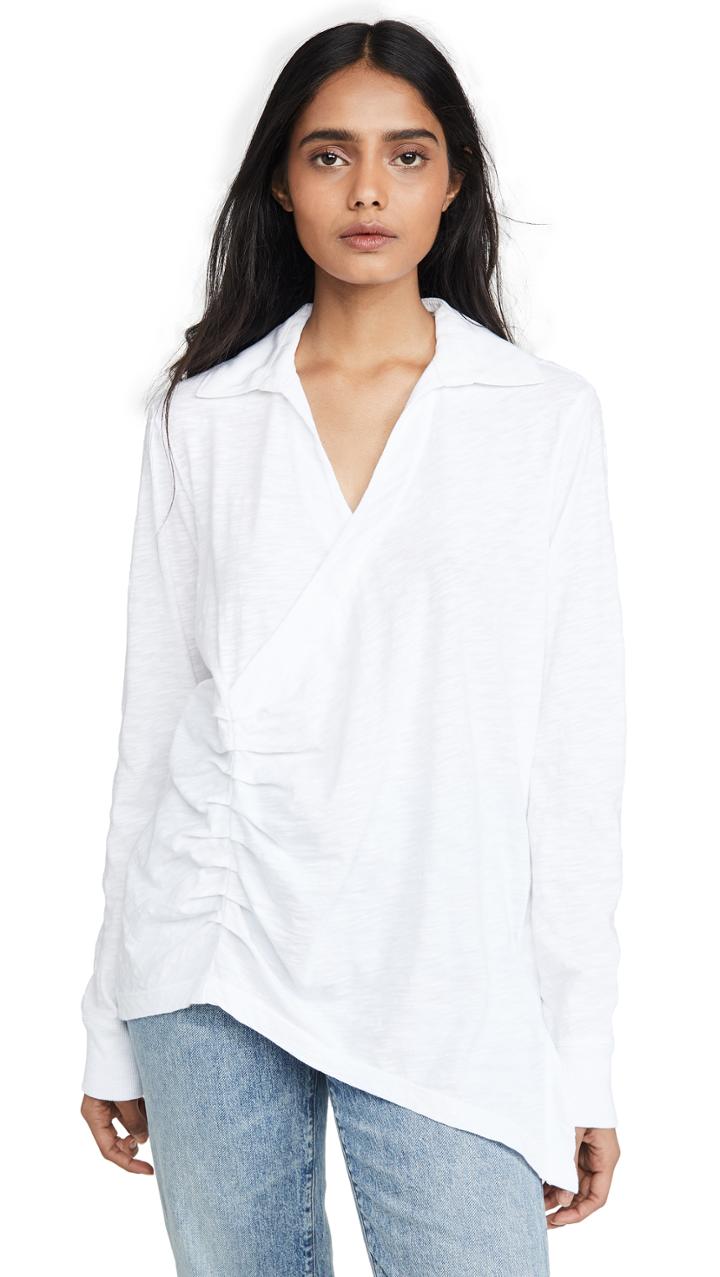 Wilt Ruched Collared Tee