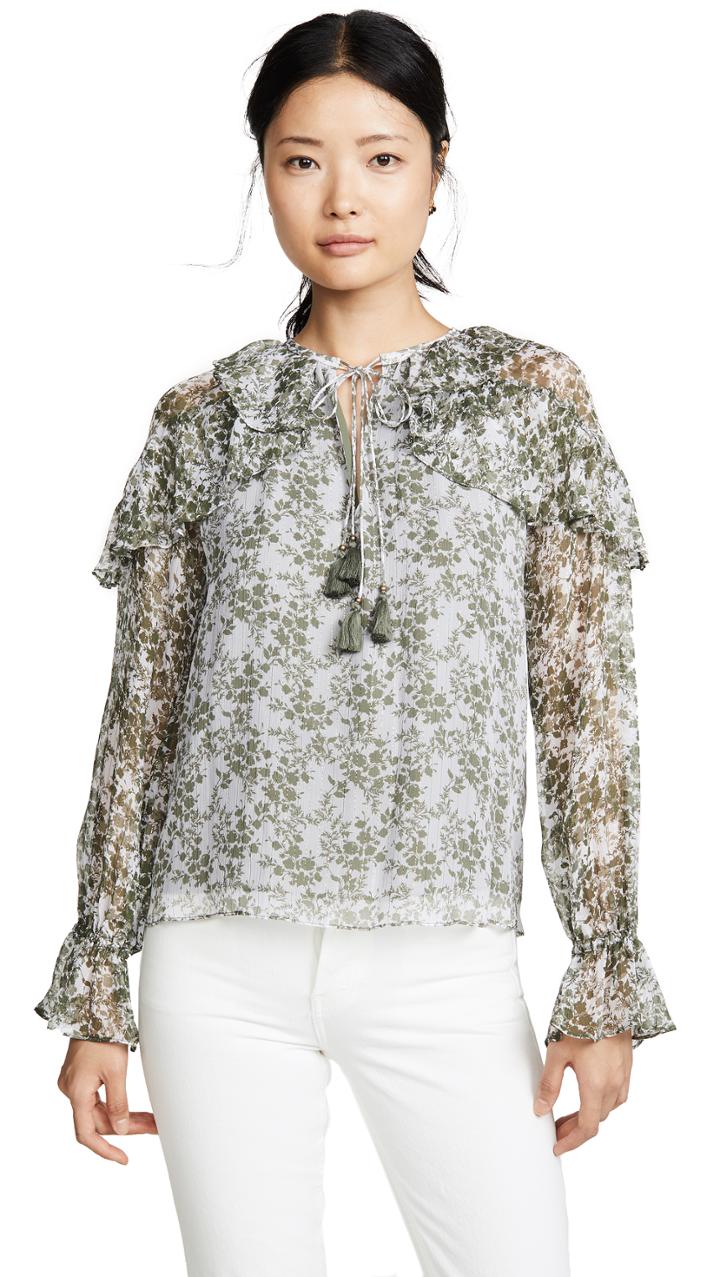 Ramy Brook Printed Celeste Blouse